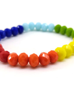 Pulseira LGBTQIA+ Cristal