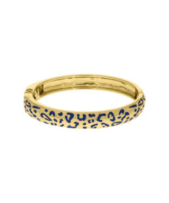 BR001 - Pulseira Onça Pintada Dourada