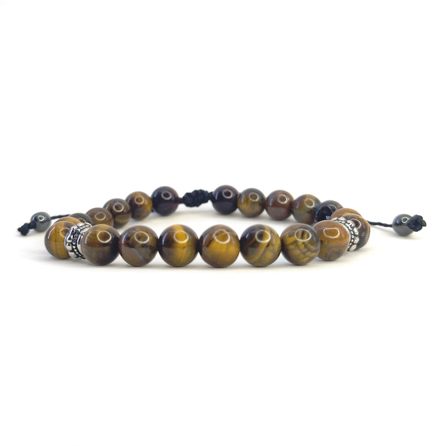 P272 Pulseira de Olho de Tigre (3) Pulseira de Olho de Tigre