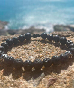 Pulseira de Lava Vulcânica