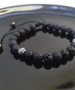 Pulseira de Lava Vulcânica