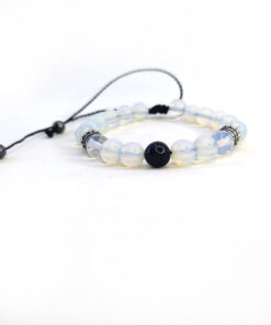 Pulseira Pedra da Lua com Pedra da Estrela