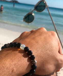 Pulseira Pedra da Estrela com Pedra da Lua