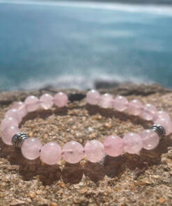 Pulseira Pedra Quartzo Rosa
