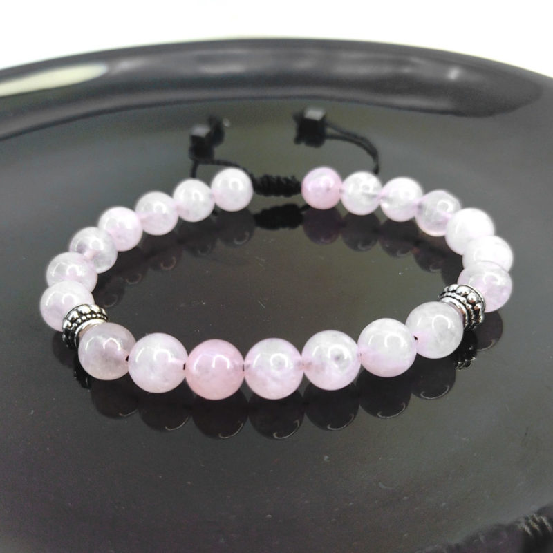 Pulseira Pedra Quartzo Rosa
