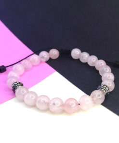 Pulseira Pedra Quartzo Rosa