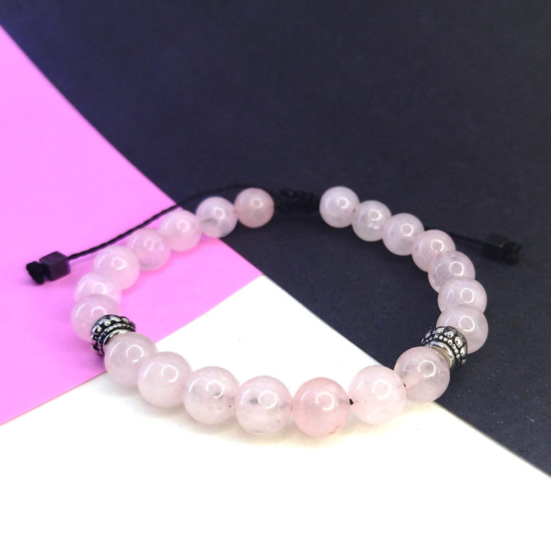 Pulseira Pedra Quartzo Rosa