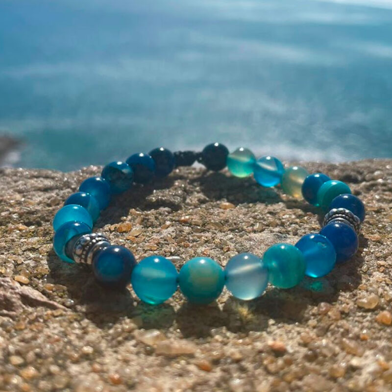 P281-Pulseira-de-Pedra-Ágata-Azul