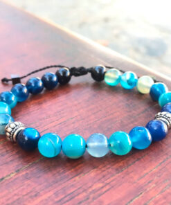 P281-Pulseira-de-Pedra-Ágata-Azul