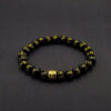 P286 - Pulseira Pedra Obsidiana Negra