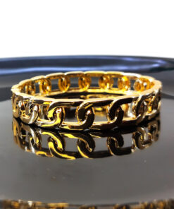 Pulseira Bracelete de Corrente Dourada