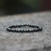 Pulseira de Hematita Intercalada 2mm