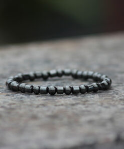 Pulseira de Hematita Intercalada 2mm