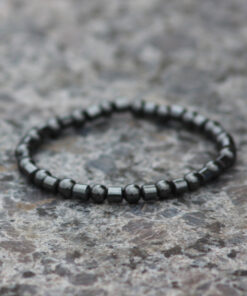 Pulseira de Hematita Intercalada 2mm