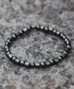 Pulseira de Hematita Intercalada 2mm