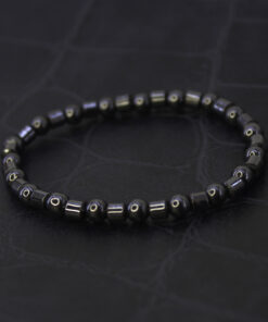 Pulseira de Hematita Intercalada 2mm