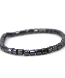 Pulseira Hematita Lisa de 2mm