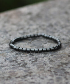 Pulseira Hematita Lisa de 2mm
