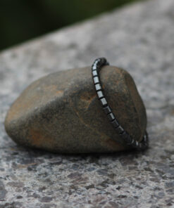 Pulseira Hematita Lisa de 2mm