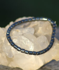 Pulseira Hematita Lisa de 2mm