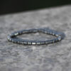 Pulseira Hematita Lisa de 2mm
