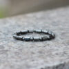 Pulseira de Hematita Intercalada 4mm