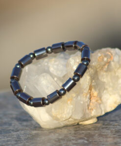 Pulseira de Hematita Intercalada 6mm