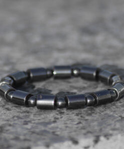 Pulseira de Hematita Intercalada 6mm