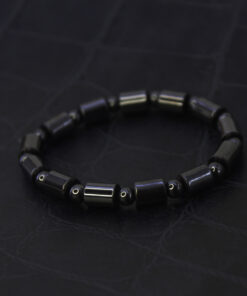 Pulseira de Hematita Intercalada 6mm