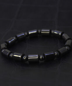 Pulseira de Hematita Intercalada 6mm