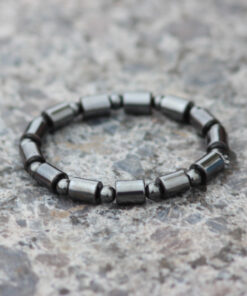 Pulseira de Hematita Intercalada 6mm