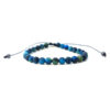 Pulseira de Olho de Tigre Azul Celeste