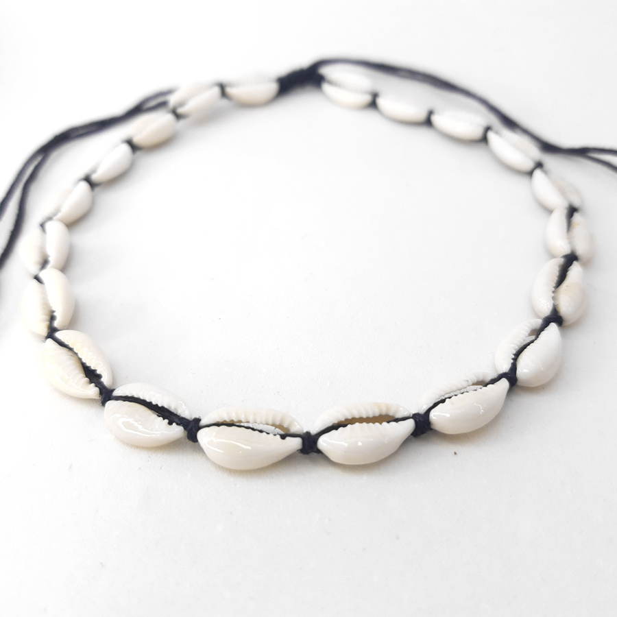 C140 - Colar Choker de Búzios (4) Colar Choker de Búzios
