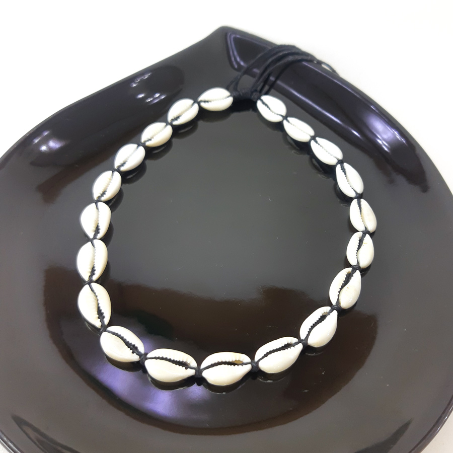 C140 - Colar Choker de Búzios (6) Colar Choker de Búzios