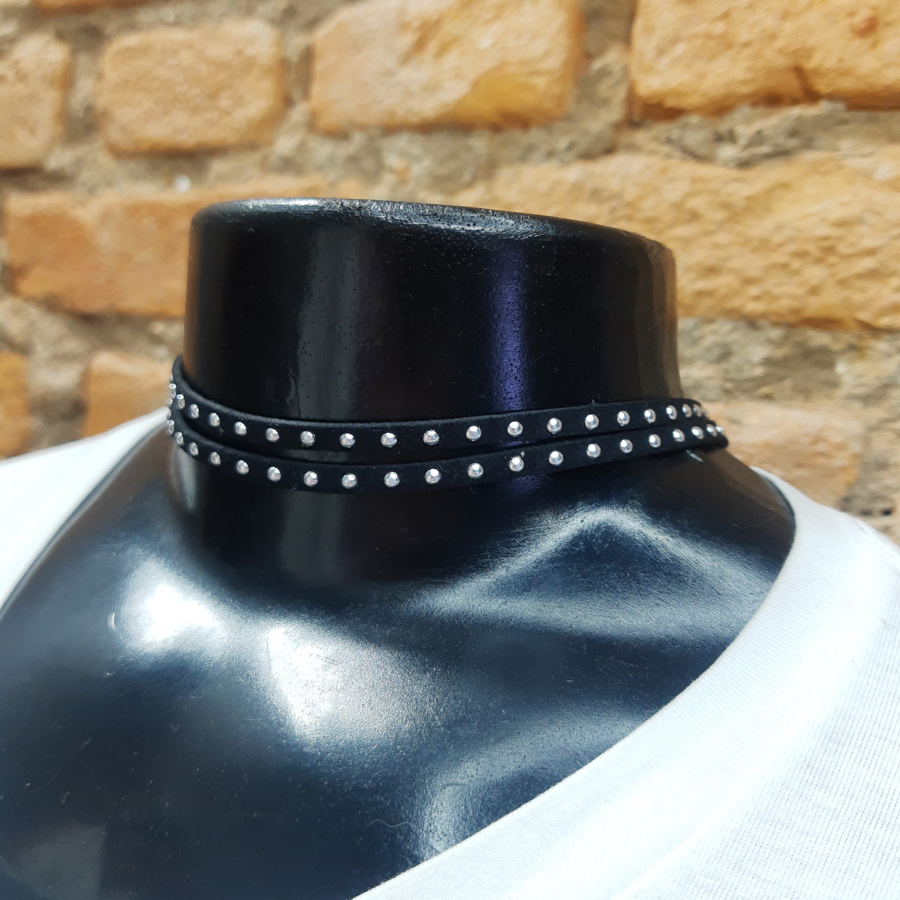 C156 Colar Choker Duplo (6) C156 Colar Choker Duplo