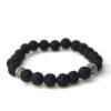 Pulseira de Pedra Lava Vulcânica