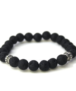 Pulseira de Pedra Lava Vulcânica