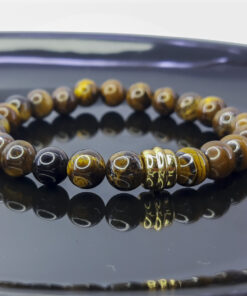 P323 Pulseira Olho de Tigre