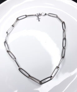 C150 - Choker Corrente Prata