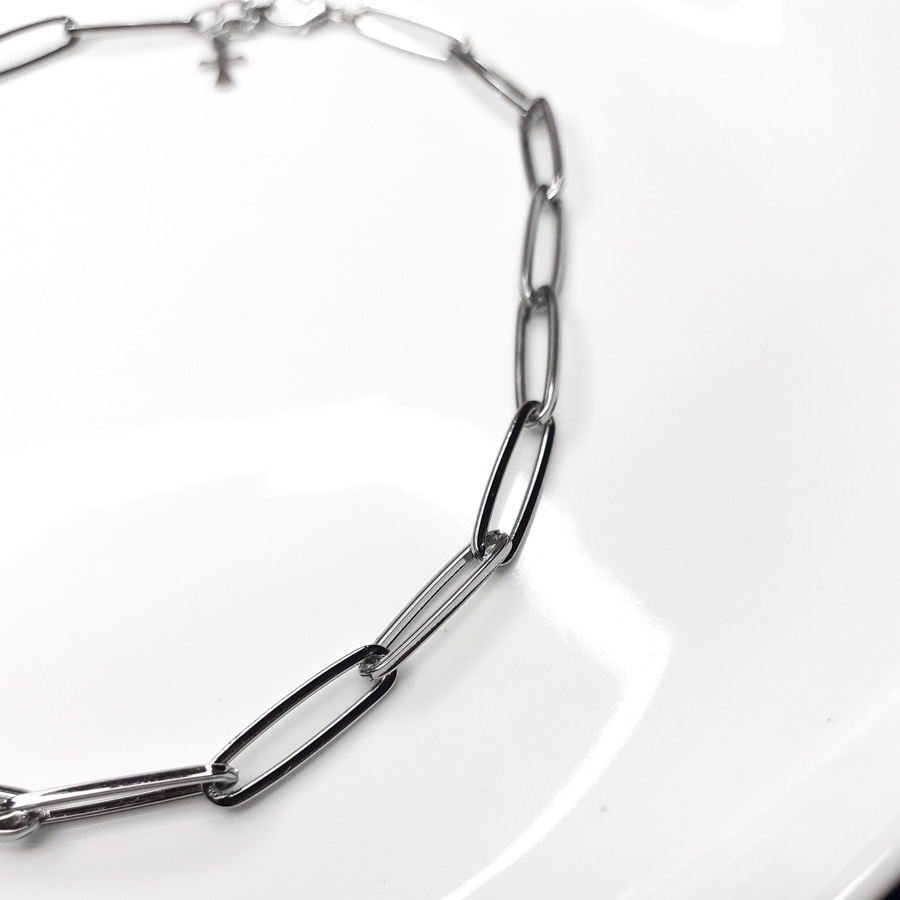 C150 - Choker Corrente Prata (6) C150 - Choker Corrente Prata
