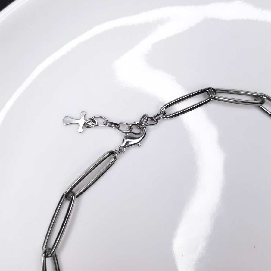 C150 - Choker Corrente Prata (9) C150 - Choker Corrente Prata