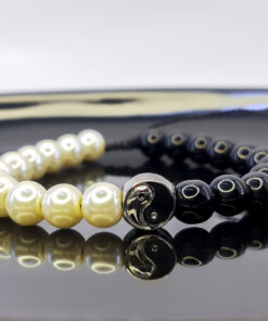 P325 Pulseira Pérola Yin Yang