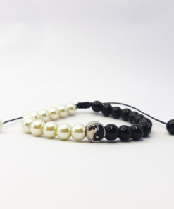 P325 Pulseira Pérola Yin Yang