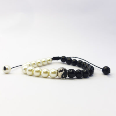 P325 Pulseira Pérola Yin Yang