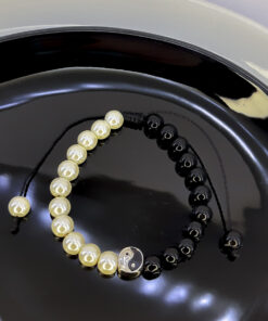 P325 Pulseira Pérola Yin Yang