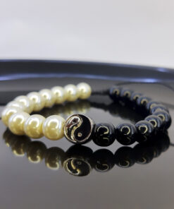 P325 Pulseira Pérola Yin Yang