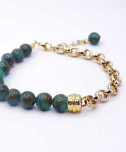 P333 Pulseira Metá Metá Ágata Green Lake