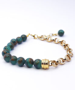 P333 Pulseira Metá Metá Ágata Green Lake