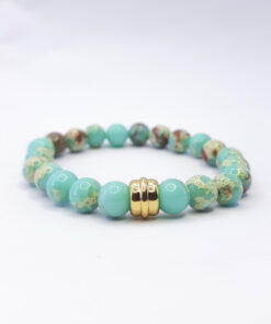 P346 - Pulseira Jaspe Imperial Verde
