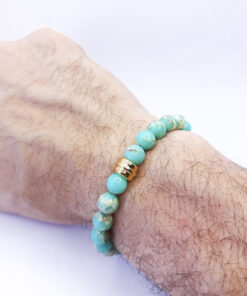 P346 - Pulseira Jaspe Imperial Verde
